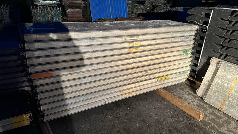 Hünnebeck Bosta Alu-Rahmentafel 250/70- gebraucht Aluboden - Sperrholzbelag MyScuff