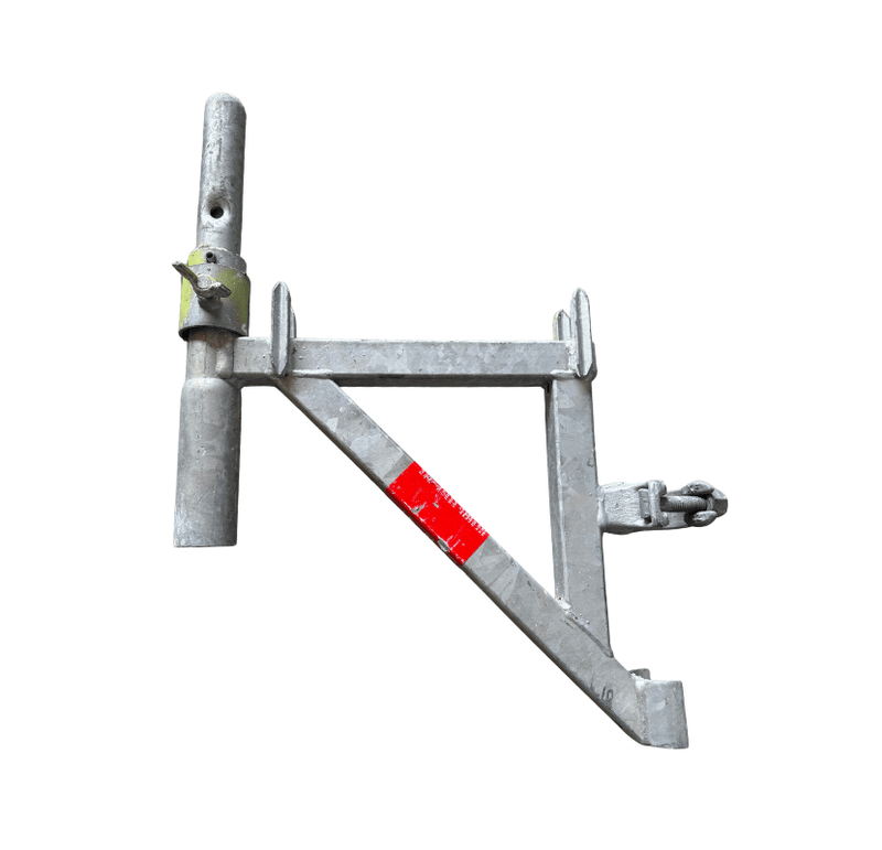 Konsole außen 32 cm mit Rohrverbinder – gebraucht, für mehr Arbeitsfläche am Gerüst Gerüstausleger / Konsolen Scaff24