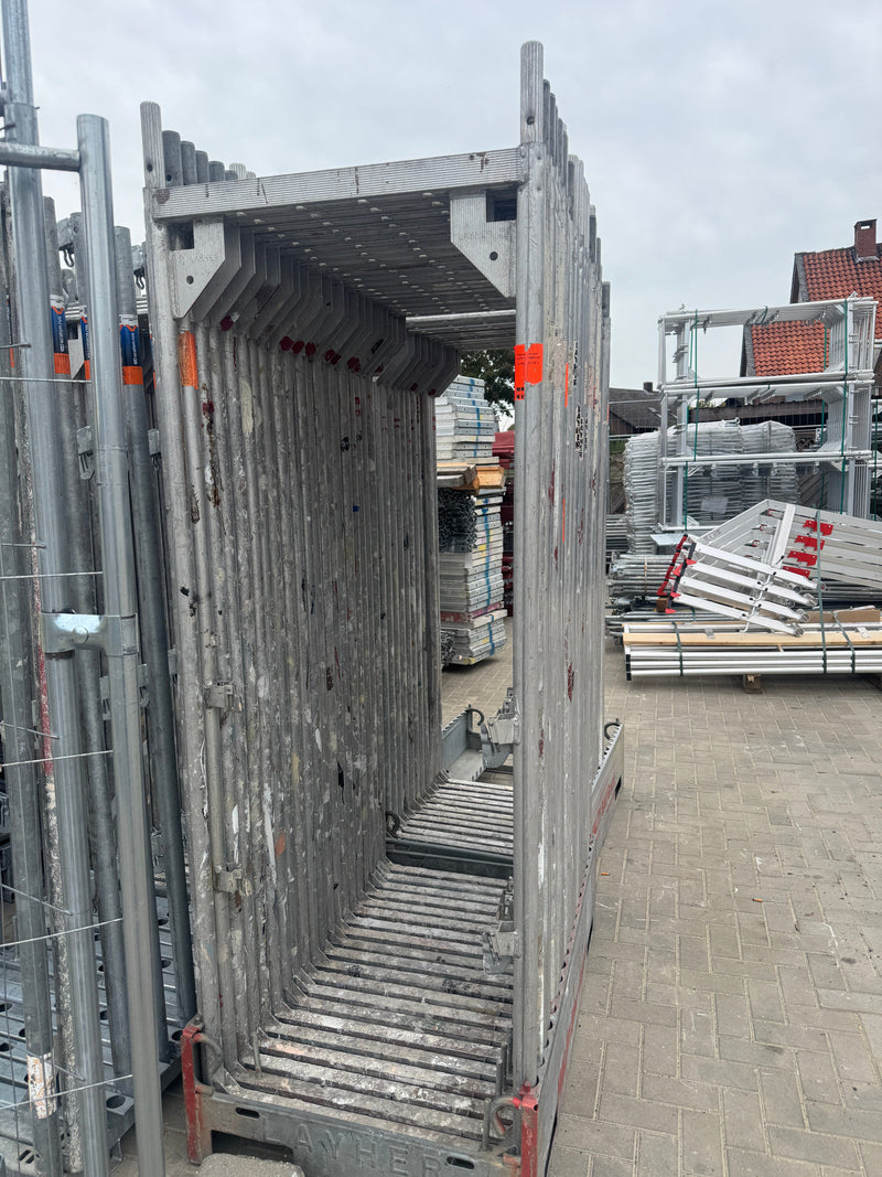 Layher Blitz Vertikalrahmen Alu 2,00 m x 0,73 m, gebraucht Alurahmen Layher Blitz