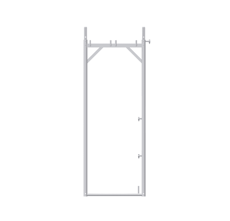 MJ UNI Aluminium-Vertikalrahmen SL 200x74cm | Leichtbau-Gerüstrahmen Alurahmen MJ-Gerüst