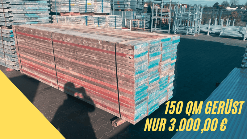 Rux Super 65 Fassadengerüst | 156qm | 24x6m Gerüst 156qm Scaff24