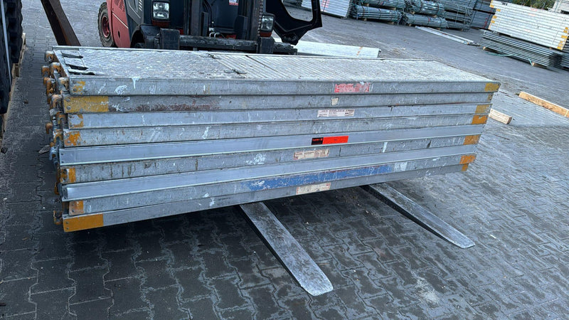 U-Alu Durchstieg Robustboden mit Alu-Belag, 0,61 m breit 2,57m Breite - Defekt Leitergang MyScuff