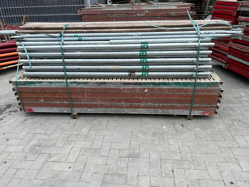 Fassadengerüst MJ/Assco/Altrad 90qm gebrauchtes Gerüst Baugerüst Scaffolding - gebraucht - Gerüst 90qm MyScuff