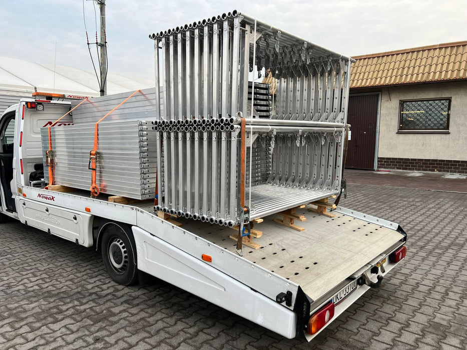 100m² Gerüst Alu 15x6m Baugerüst Fassadengerüst Alugerüst Alugerüst Scaff24 