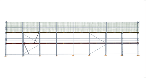 159,64m² Gerüst 24x6m Baugerüst Dachfanggerüst Stahlgerüst&nbsp; Dachfanggerüst Scaff24 