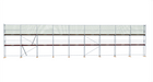 179,6m² Gerüst neu kaufen 27x6m Baugerüst Dachfanggerüst Stahlgerüst Dachfanggerüst Scaff24 