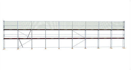 179,6m² Gerüst neu kaufen 27x6m Baugerüst Dachfanggerüst Stahlgerüst Dachfanggerüst Scaff24 