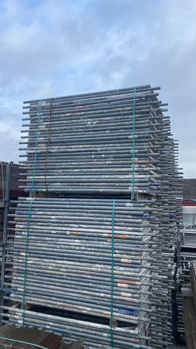 45m² |Hünnnebeck Bosta 70 Gebraucht Fassadengerüst Stahlgerüst 10x4m Gerüst 45qm Scaff24 