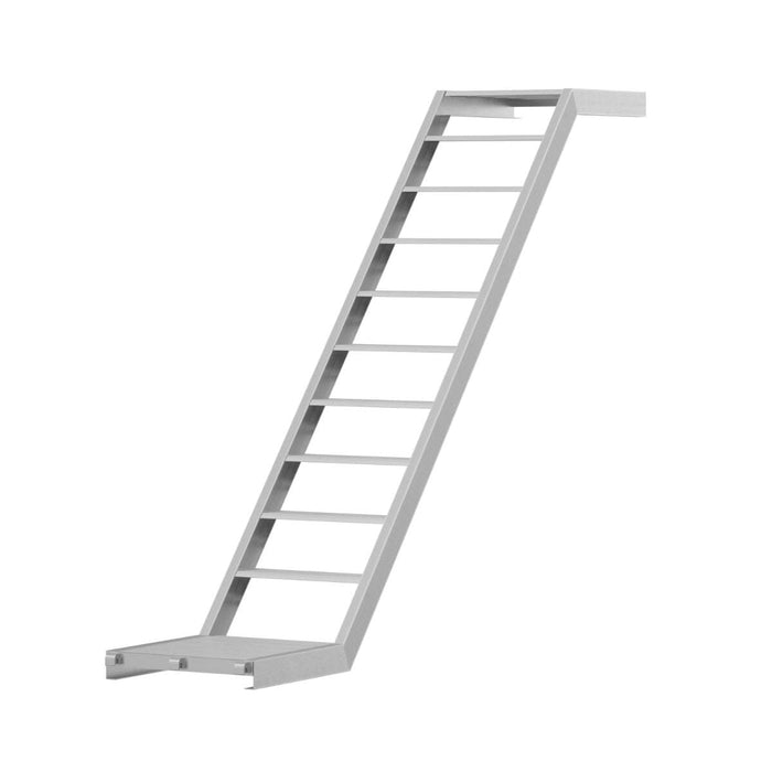 Alu Podesttreppe S73 - Alutreppe (257cm und 307cm) Treppe Scaff24 Mit EU-Zulassung 307x200cm 