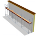 Fassadengerüst 10 x 4 m | 45 m² | Alu / Sperrholz | SL74 Alugerüst Scaff24 