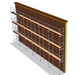 Fassadengerüst 15 x 8 m | 127,5 m² | Stahl / Holzbelag | SL74 Fassadengerüst Scaff24 