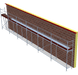 Fassadengerüst 15,42 x 4 m | 69,39 m² | Stahl / Stahlboden | S73 Gerüst Scaff24 