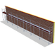 Fassadengerüst 17,99 x 4 m | 80,96 m² | Stahl / Stahlboden | S73 Fassadengerüst Scaff24 