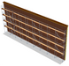Fassadengerüst 22,5 x 10 m | 236,25 m² | Stahl / Holzbelag | SL74 Fassadengerüst Scaff24 