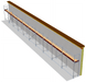 Fassadengerüst 25 x 4 m | 112,5 m² | Alu / Sperrholz | SL74 Alugerüst Scaff24 