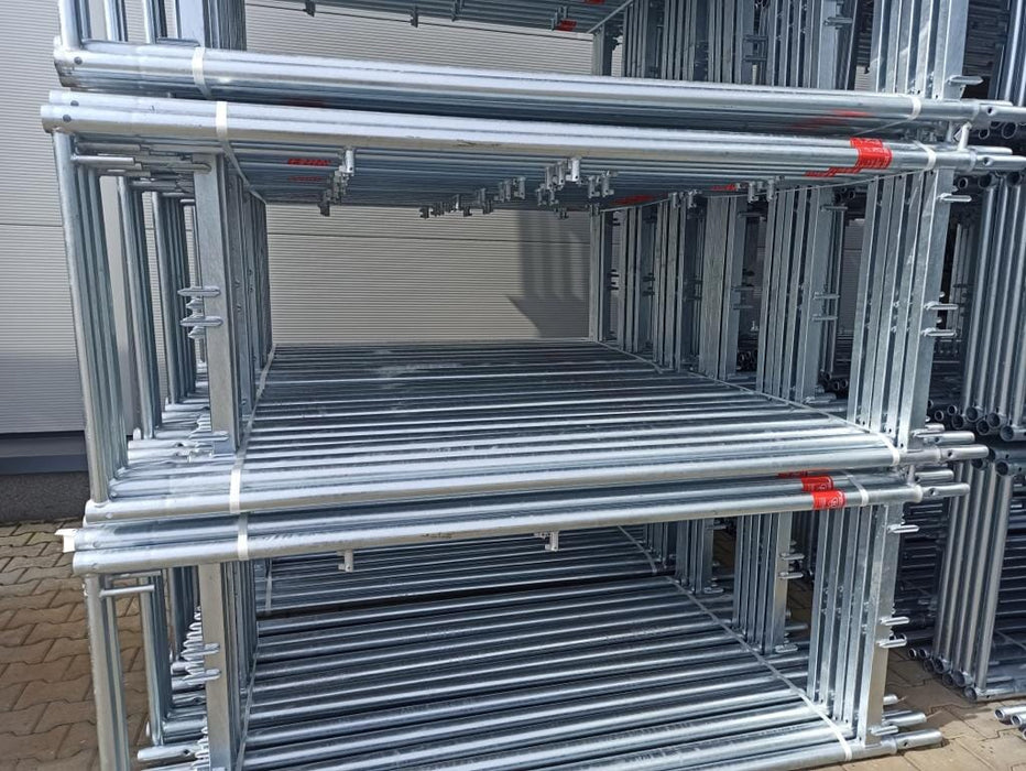 Fassadengerüst 2,5 x 4 m | 11,25 m² | Stahlgerüst | Neu | SL74 Fassadengerüst Scaff24 