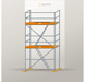 Fassadengerüst 2,5 x 4 m | 16,25 m² | Stahl / Holzbelag | R65 Fassadengerüst Scaff24 