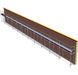 Fassadengerüst 28,27 x 4 m | 127,22 m² | Stahl / Stahlboden | S73 Fassadengerüst Scaff24 