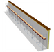 Fassadengerüst 30 x 4 m | 135 m² | Alu / Sperrholz | SL74 Fassadengerüst Scaff24 