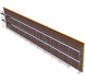 Fassadengerüst 30,84 x 6 m | 200,46 m² | Stahl / Stahlboden | S73 Fassadengerüst Scaff24 