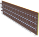 Fassadengerüst 30,84 x 8 m | 262,14 m² | Stahl / Stahlboden | S73 Fassadengerüst Scaff24 