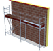 Fassadengerüst 5,14 x 4 m | 23,13 m² | Stahl / Stahlboden | S73 Gerüst Scaff24 