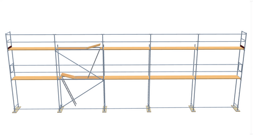 Gerüst Baugerüst 15x6m Baugerüst Fassadengerüst Stahlgerüst 100m² Fassadengerüst Scaff24 