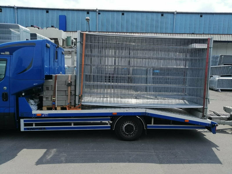 Gerüstbauer Bauzaun Set - Bauzaun 100m (3,5x2,0m) Bauzaun BilligerBauzaun 