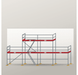 Giebelgerüst 10 x 6 m | 35 m² | Stahl / Stahlboden | SL74 Giebelgerüst Scaff24 