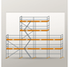 Giebelgerüst 12 x 10 m | 78 m² | Stahl / Holzbelag | RUX65 Giebelgerüst Scaff24 