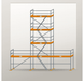 Giebelgerüst 9 x 10 m | 40,5 m² | Stahl / Holzbelag | RUX65 Giebelgerüst Scaff24 