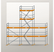 Giebelgerüst 9 x 10 m | 52,5 m² | Stahl / Holzbelag | RUX65 Giebelgerüst Scaff24 