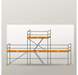 Giebelgerüst 9 x 6 m | 28,5 m² | Stahl / Holzbelag | RUX65 Giebelgerüst Scaff24 