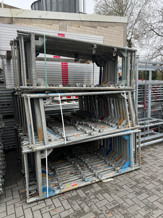 Layher / Altrad / MJ Uni Connect Vertikalrahmen Stahl 2,00m x 0,73mm - gebraucht - Stahlrahmen MyScuff 