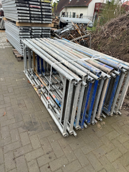 Layher / Altrad / MJ Uni Connect Vertikalrahmen Stahl 2,00m x 0,73mm - gebraucht - Stahlrahmen MyScuff 