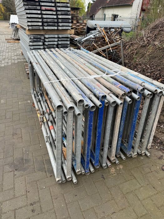 Layher / Altrad / MJ Uni Connect Vertikalrahmen Stahl 2,00m x 0,73mm - gebraucht - Stahlrahmen MyScuff 