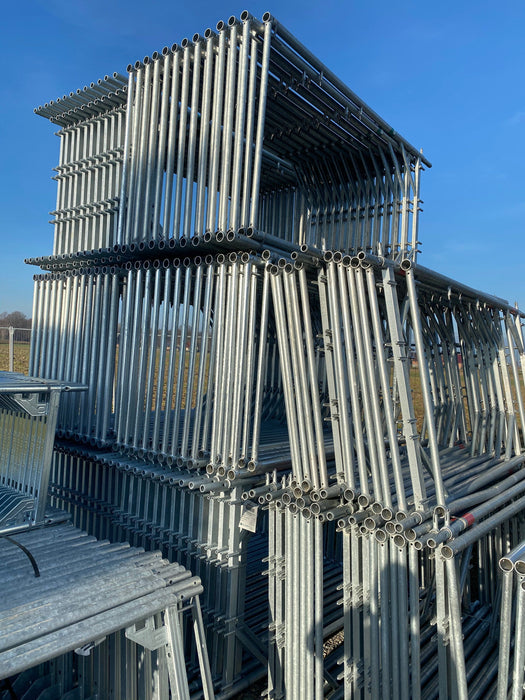 Maurergerüst 20×4 m | 90 m² – 1 Ebenen | 110 cm Breite | Neu Maurergerüst Scaff24 DE-Zulassung 