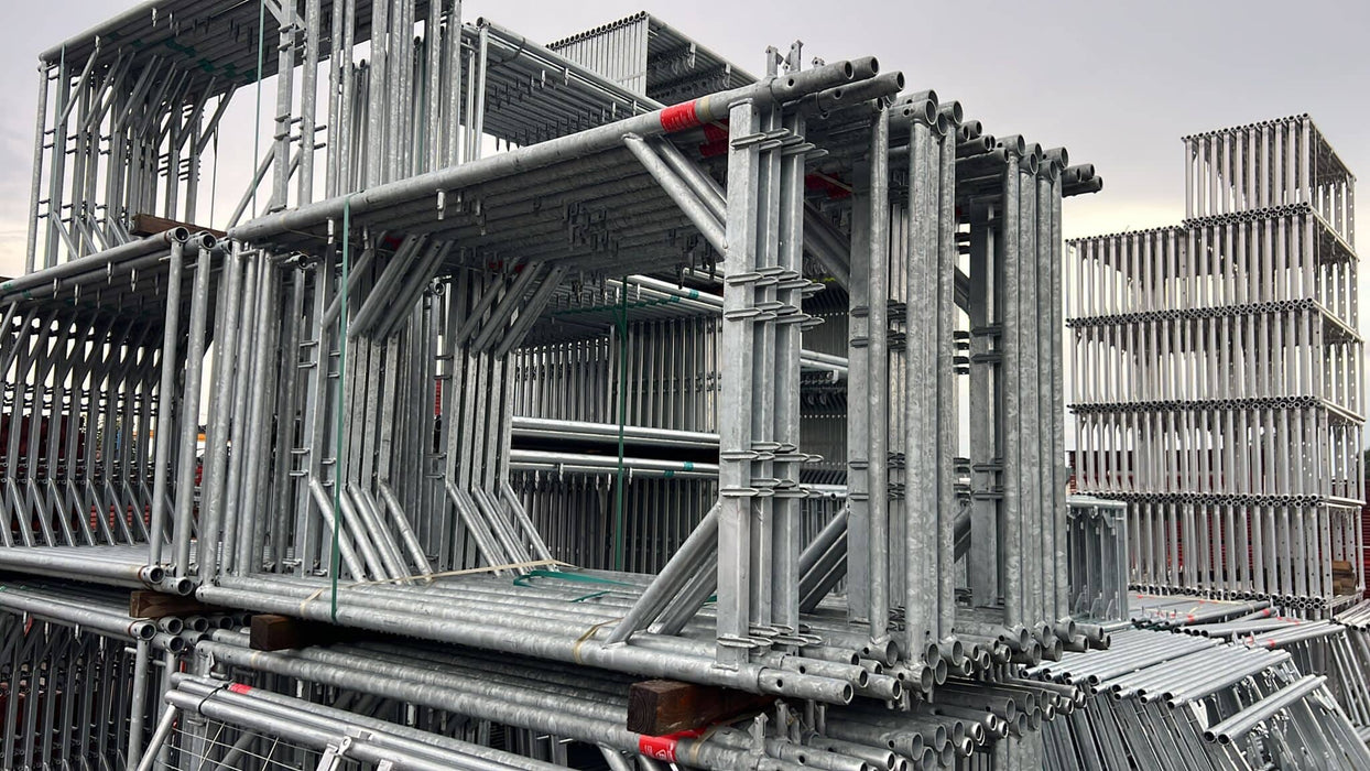 Maurergerüst 20×4 m | 90 m² – 1 Ebenen | 110 cm Breite | Neu Maurergerüst Scaff24 EU-Zulassung 