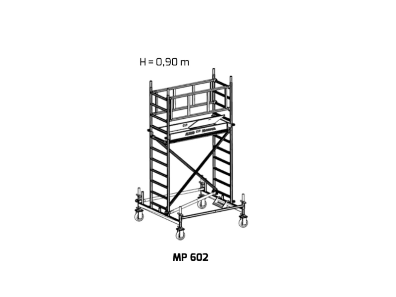 Rollgerüst MP 602 Rollgerüst Scaff24 