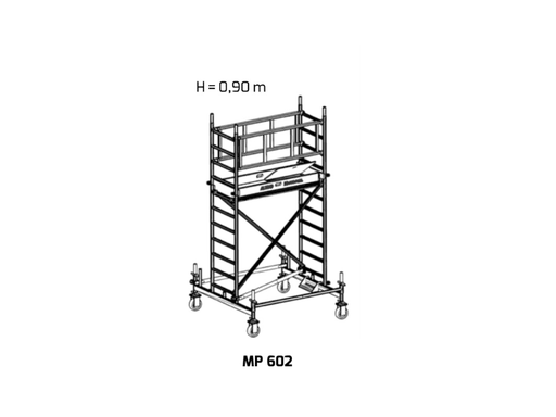 Rollgerüst MP 602 Rollgerüst Scaff24 