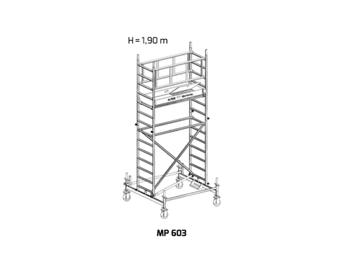 Rollgerüst MP 603 Rollgerüst Scaff24 