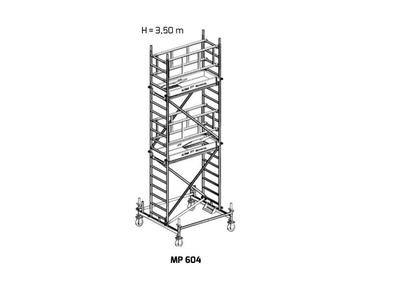 Rollgerüst MP 604 Rollgerüst Scaff24 
