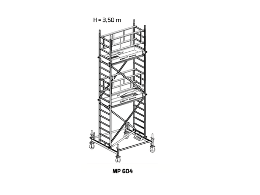 Rollgerüst MP 604 Rollgerüst Scaff24 