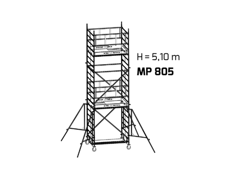 Rollgerüst MP 805 Rollgerüst Scaff24 