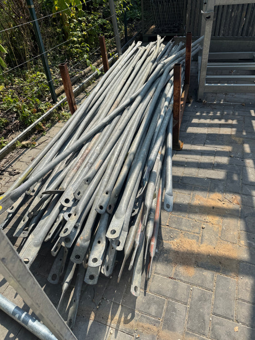 Rückengeländer SL 250cm von MJ / Assco / Altrad Gerüst, Defekt Rückengeländer MyScuff 