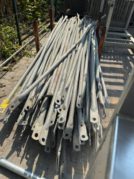 Rückengeländer SL 250cm von MJ / Assco / Altrad Gerüst, Defekt Rückengeländer MyScuff 