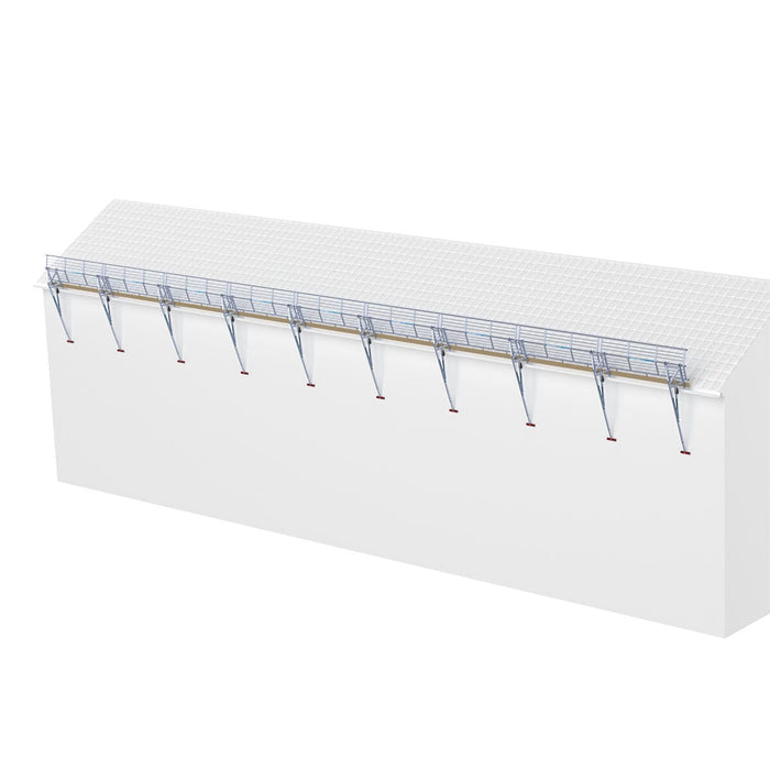 SGS Gerüst Dachrandsicherung für Schrägdach, 27 Meter SGS Dachrandsicherung MyScuff 