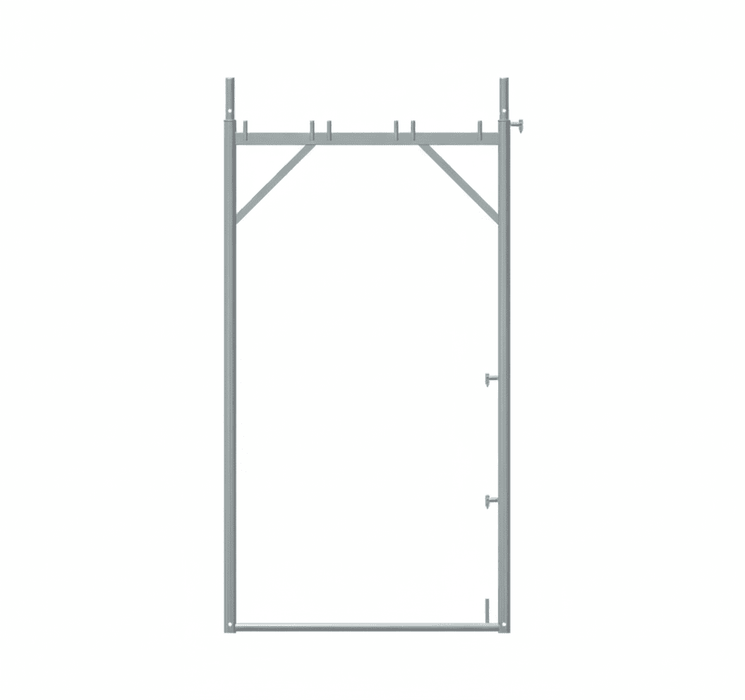 Stahl-Vertikalrahmen SL100 110cm breit | DIBt & EN verzinkt (Varianten) Stahlrahmen MyScuff DE-Zulassung (Dibt) Stahlrahmen 50x110cm 