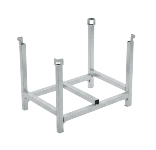 Stapelgestell für Gerüste | Lagergestell verzinkt Stapelpalette MyScuff 