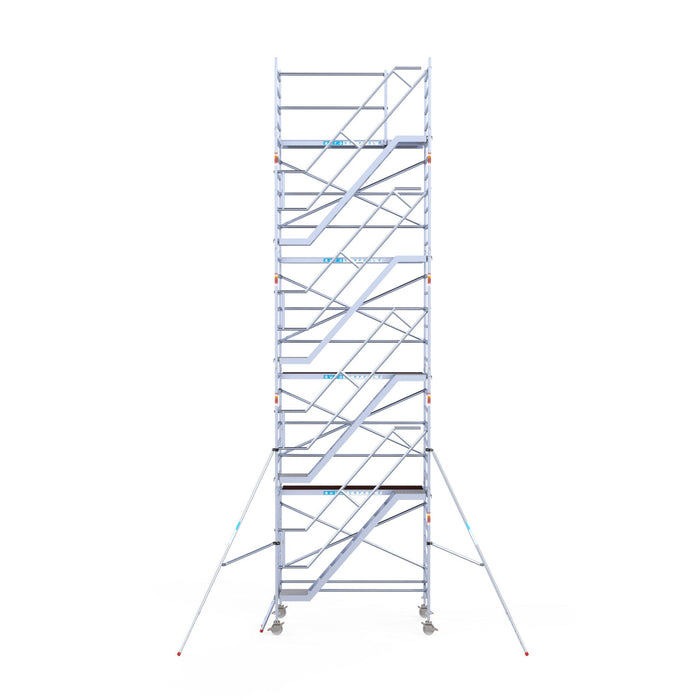 Treppenturm 135x250 Arbeitshöhe 10,2 m Treppenturm Scaff24 